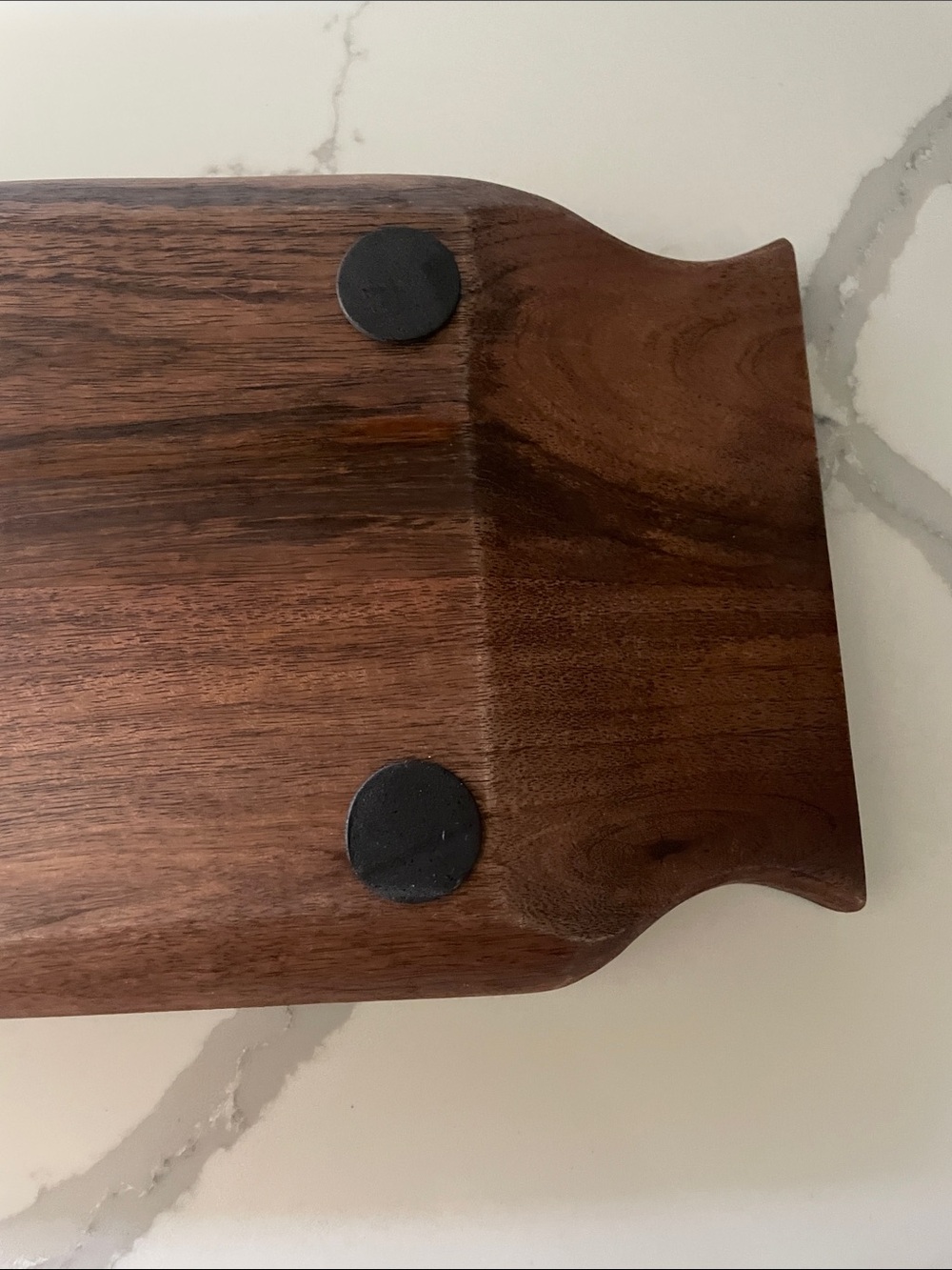 Wooden Decorative Tray - Dark Brown - Picture 6 of 9